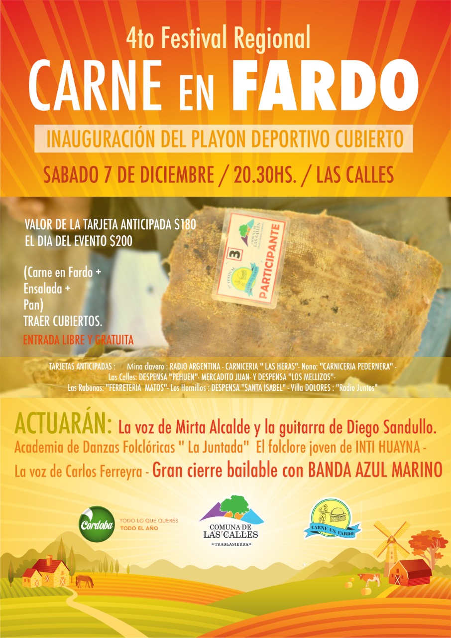 4 Festival Regional Carne en Fardo en Las Calles