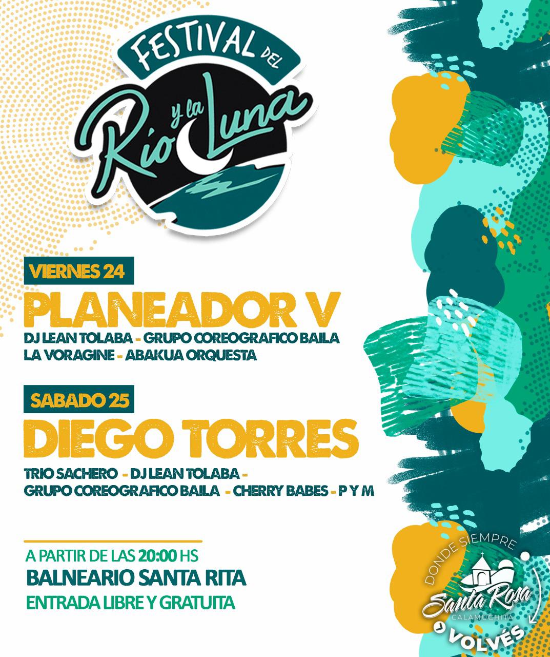 Ya se palpita el “Festival del Río y la Luna” con el tributo a Soda Stereo y Diego Torres