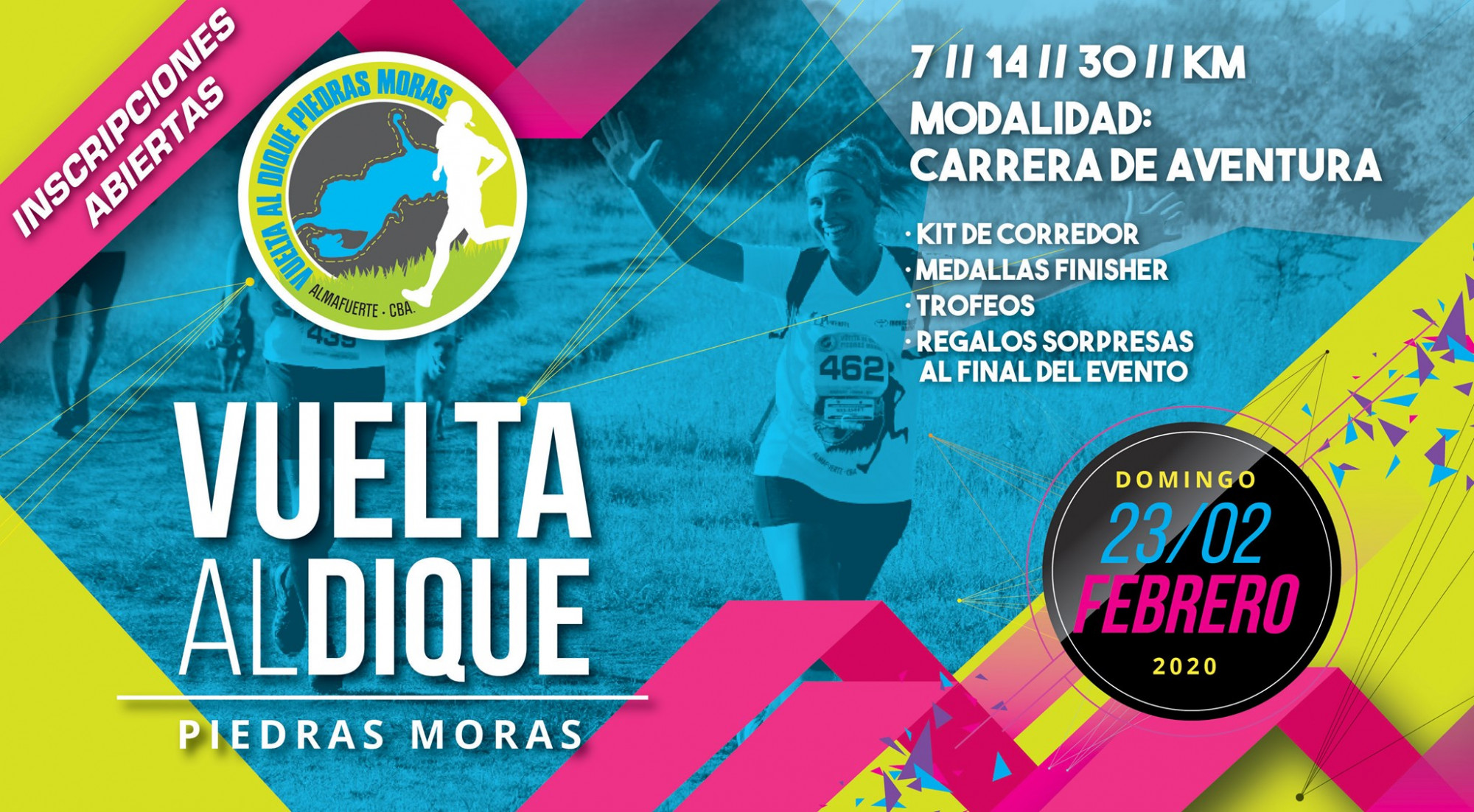 La 6º edición de la “Vuelta al Dique Piedras Moras” está en marcha